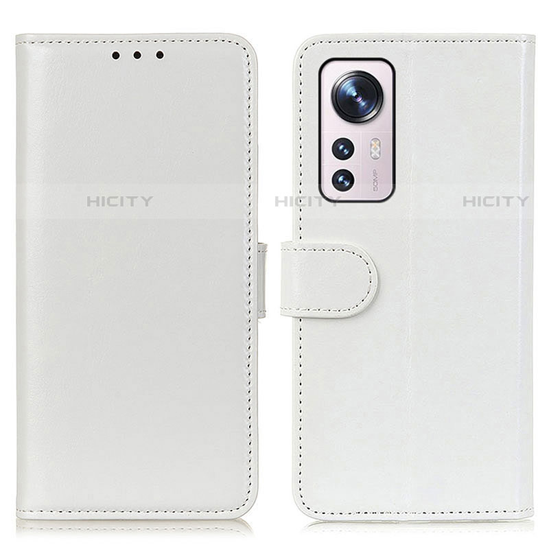 Custodia Portafoglio In Pelle Cover con Supporto M15L per Xiaomi Mi 12S 5G Bianco