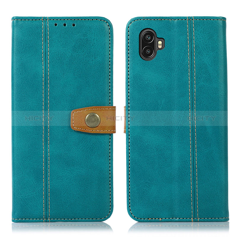 Custodia Portafoglio In Pelle Cover con Supporto M16L per Samsung Galaxy Xcover Pro 2 5G Verde