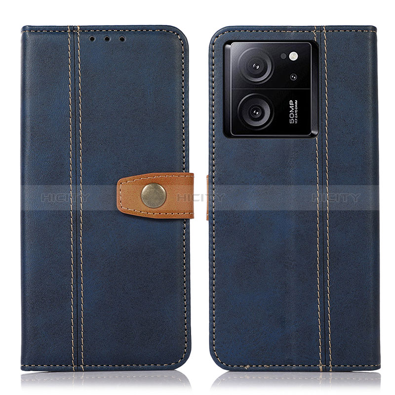 Custodia Portafoglio In Pelle Cover con Supporto M16L per Xiaomi Mi 13T Pro 5G Blu