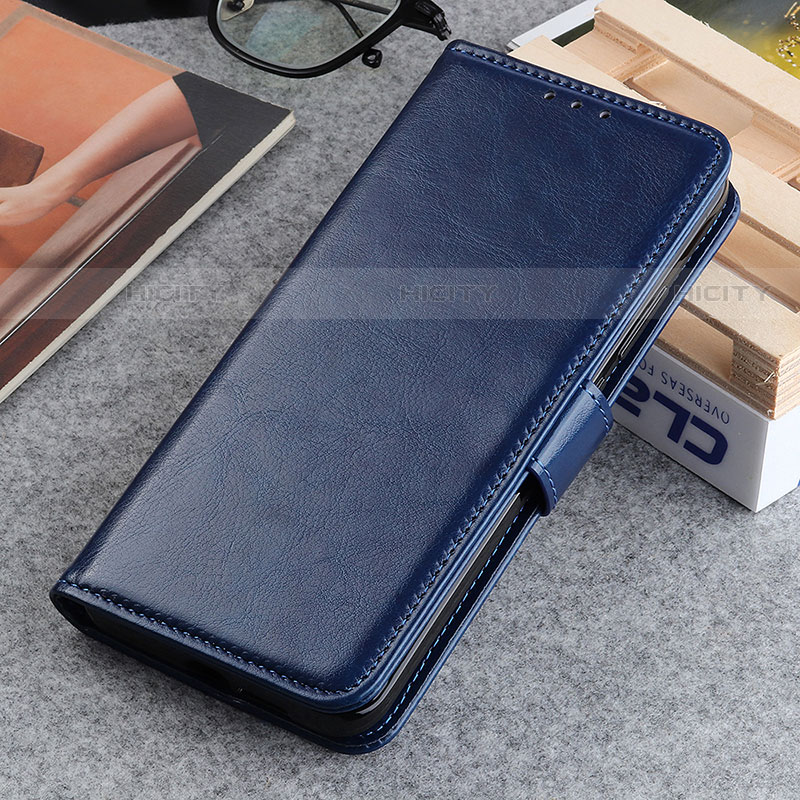 Custodia Portafoglio In Pelle Cover con Supporto M20L per Samsung Galaxy S21 Ultra 5G Blu
