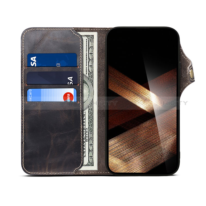 Custodia Portafoglio In Pelle Cover con Supporto MT1 per Apple iPhone 14 Pro
