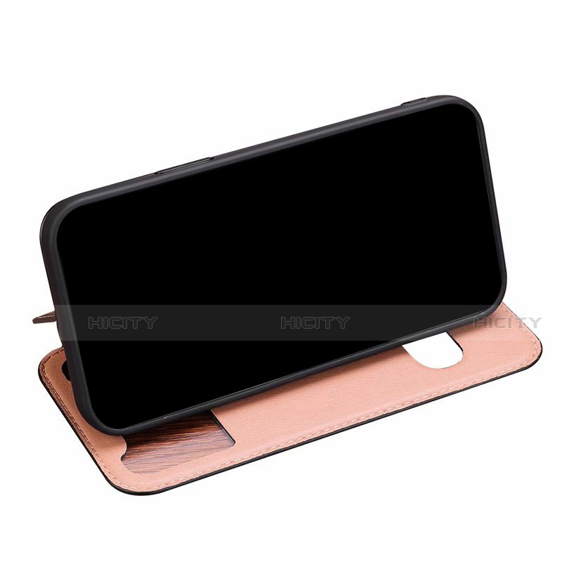 Custodia Portafoglio In Pelle Cover con Supporto N01 per Apple iPhone 12