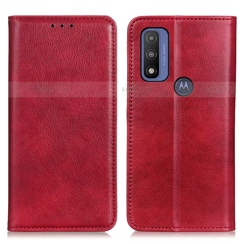 Custodia Portafoglio In Pelle Cover con Supporto N01P per Motorola Moto G Pure