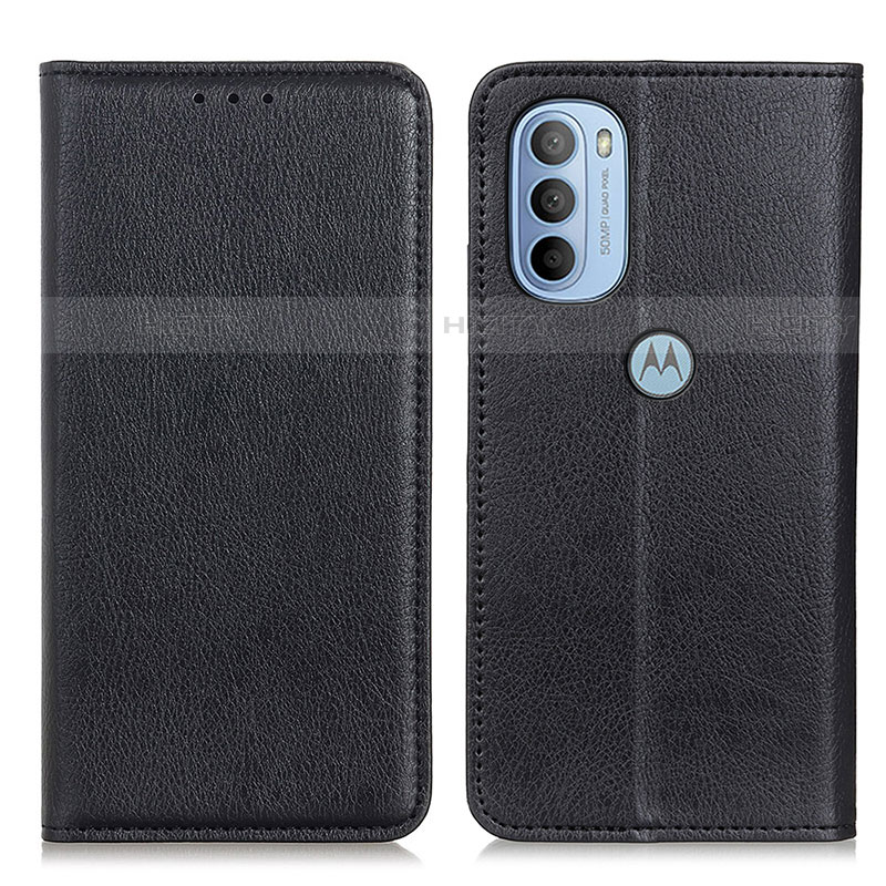 Custodia Portafoglio In Pelle Cover con Supporto N01P per Motorola Moto G41
