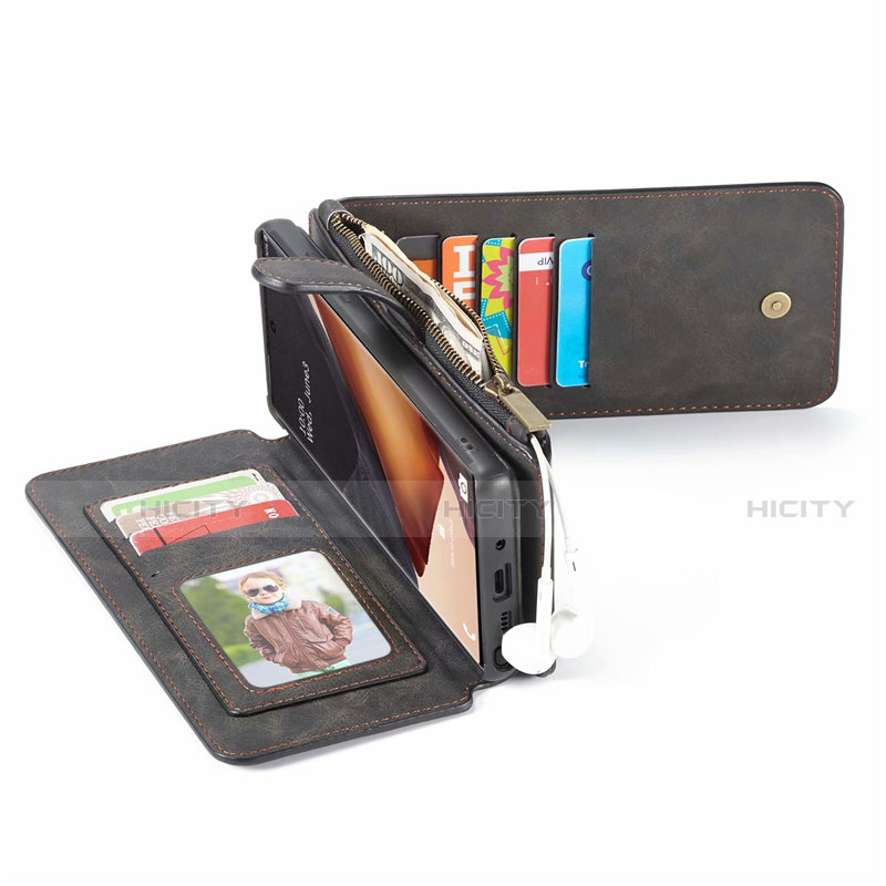 Custodia Portafoglio In Pelle Cover con Supporto N03 per Samsung Galaxy Note 20 5G