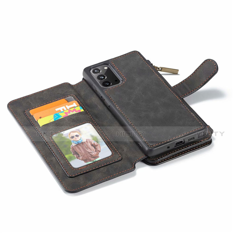 Custodia Portafoglio In Pelle Cover con Supporto N03 per Samsung Galaxy Note 20 5G