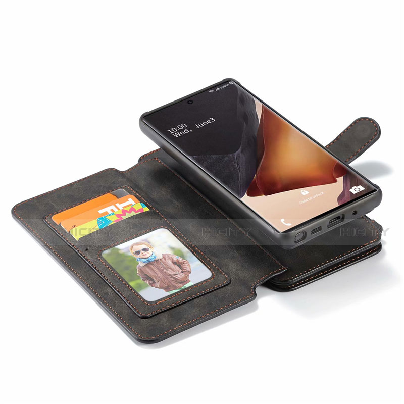 Custodia Portafoglio In Pelle Cover con Supporto N03 per Samsung Galaxy Note 20 Ultra 5G