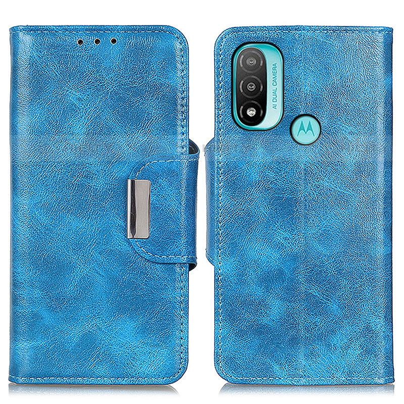 Custodia Portafoglio In Pelle Cover con Supporto N04P per Motorola Moto E20
