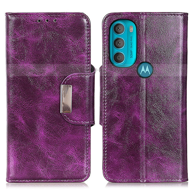 Custodia Portafoglio In Pelle Cover con Supporto N04P per Motorola Moto G71 5G