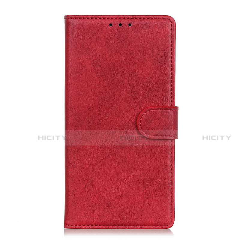 Custodia Portafoglio In Pelle Cover con Supporto N06 per Huawei P40 Rosso