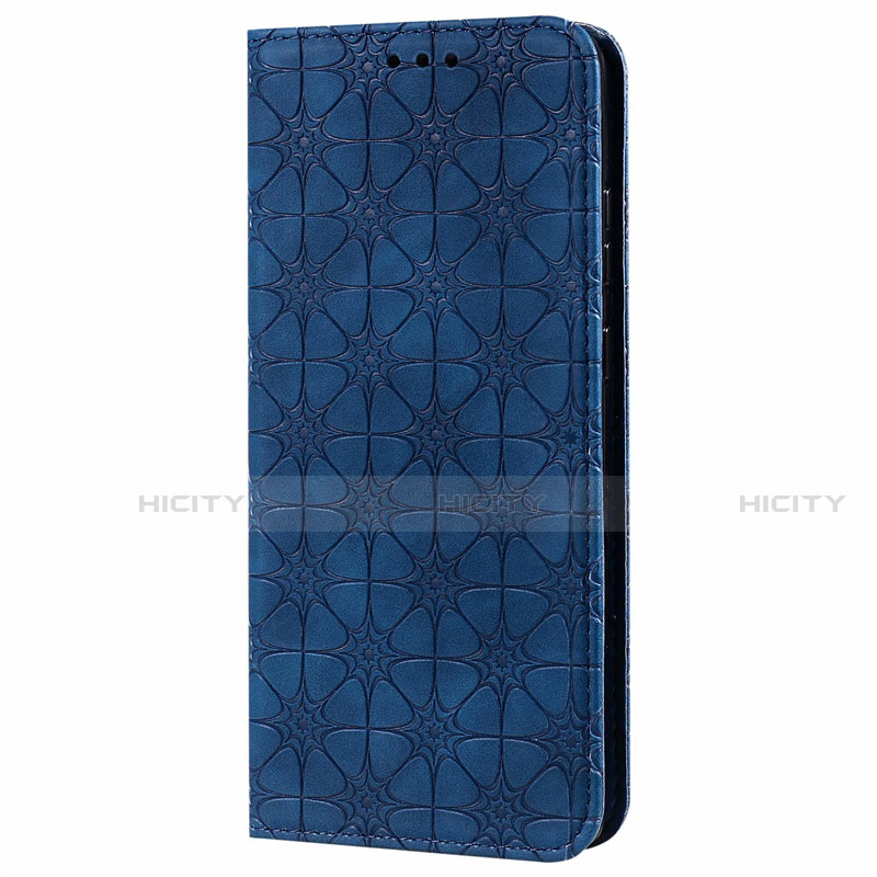 Custodia Portafoglio In Pelle Cover con Supporto N06 per Samsung Galaxy Note 20 5G Blu