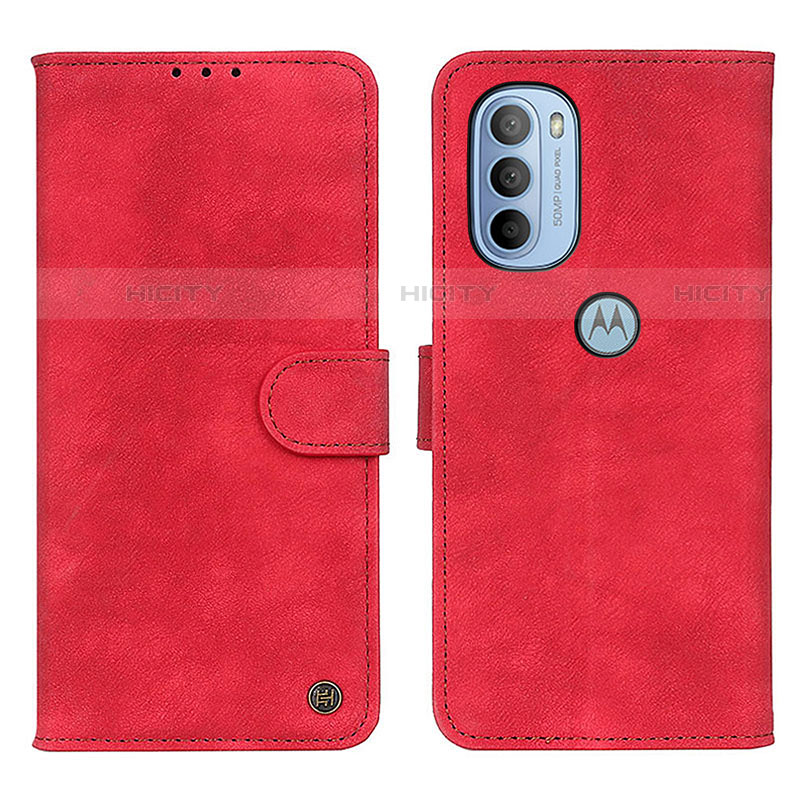 Custodia Portafoglio In Pelle Cover con Supporto N06P per Motorola Moto G41