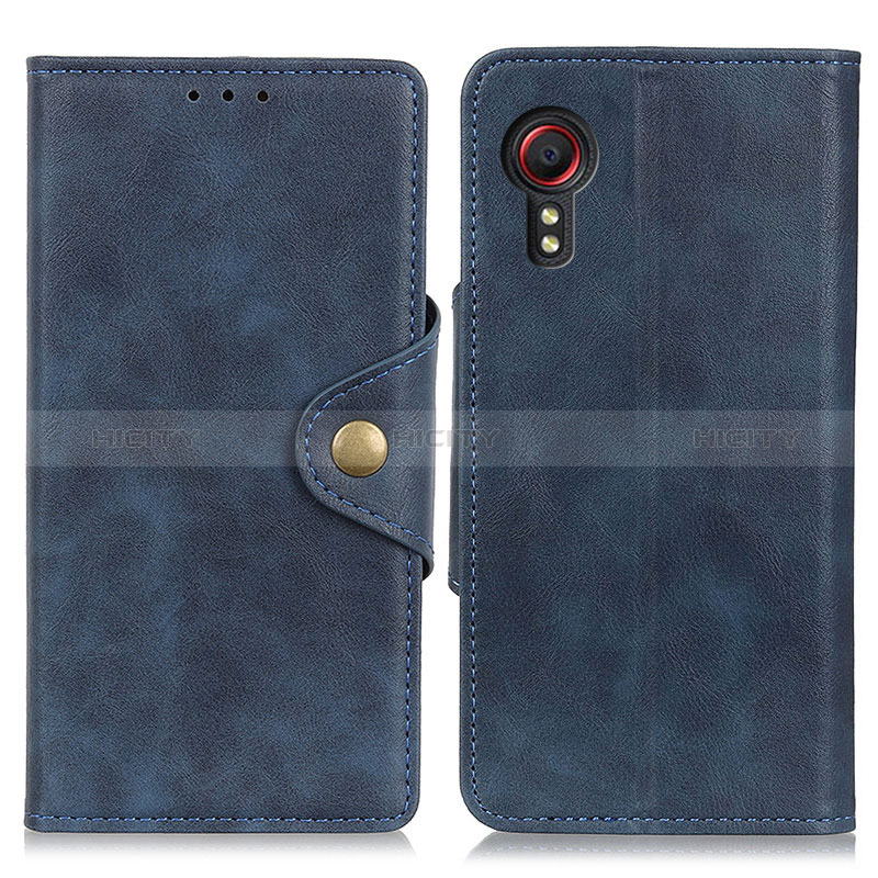 Custodia Portafoglio In Pelle Cover con Supporto N06P per Samsung Galaxy XCover 5 SM-G525F