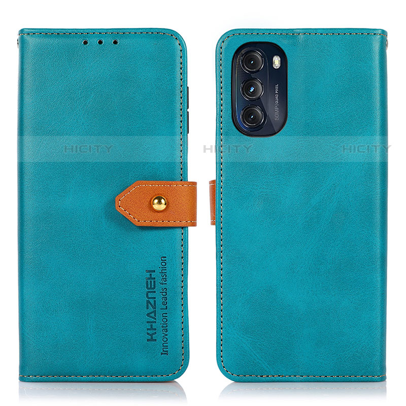 Custodia Portafoglio In Pelle Cover con Supporto N07P per Motorola Moto G 5G (2022)