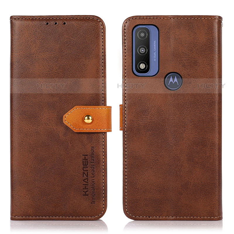 Custodia Portafoglio In Pelle Cover con Supporto N07P per Motorola Moto G Pure
