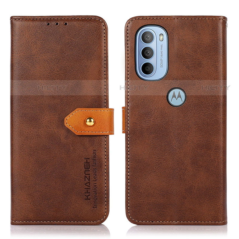 Custodia Portafoglio In Pelle Cover con Supporto N07P per Motorola Moto G31