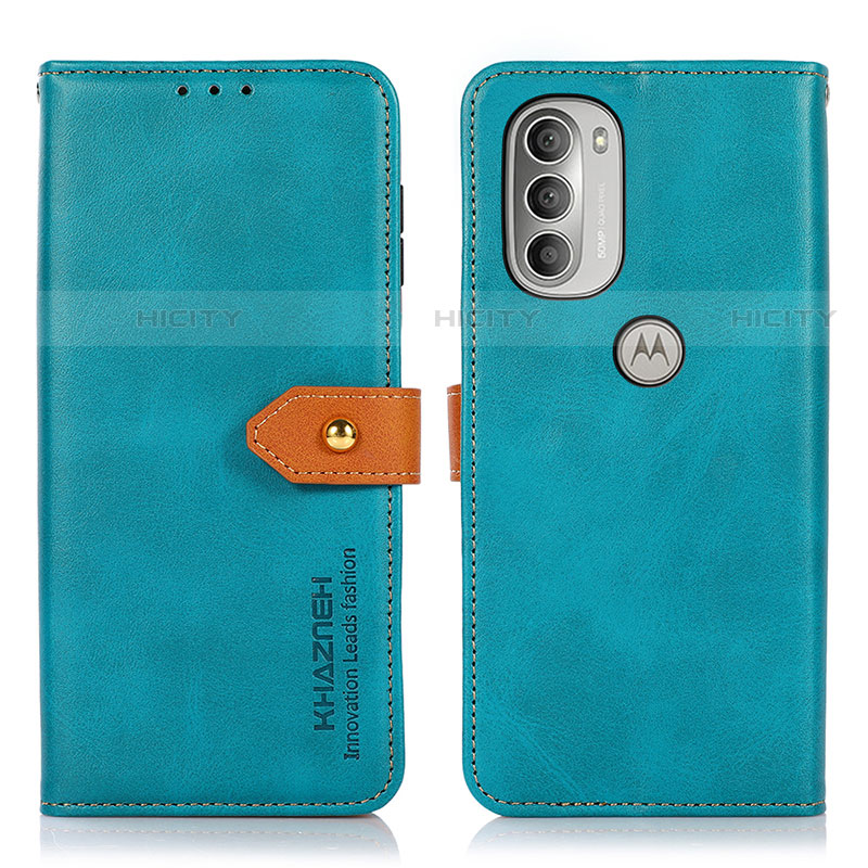 Custodia Portafoglio In Pelle Cover con Supporto N07P per Motorola Moto G51 5G