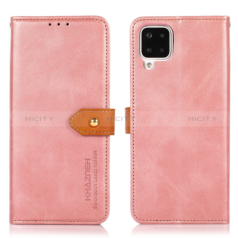 Custodia Portafoglio In Pelle Cover con Supporto N07P per Samsung Galaxy A12