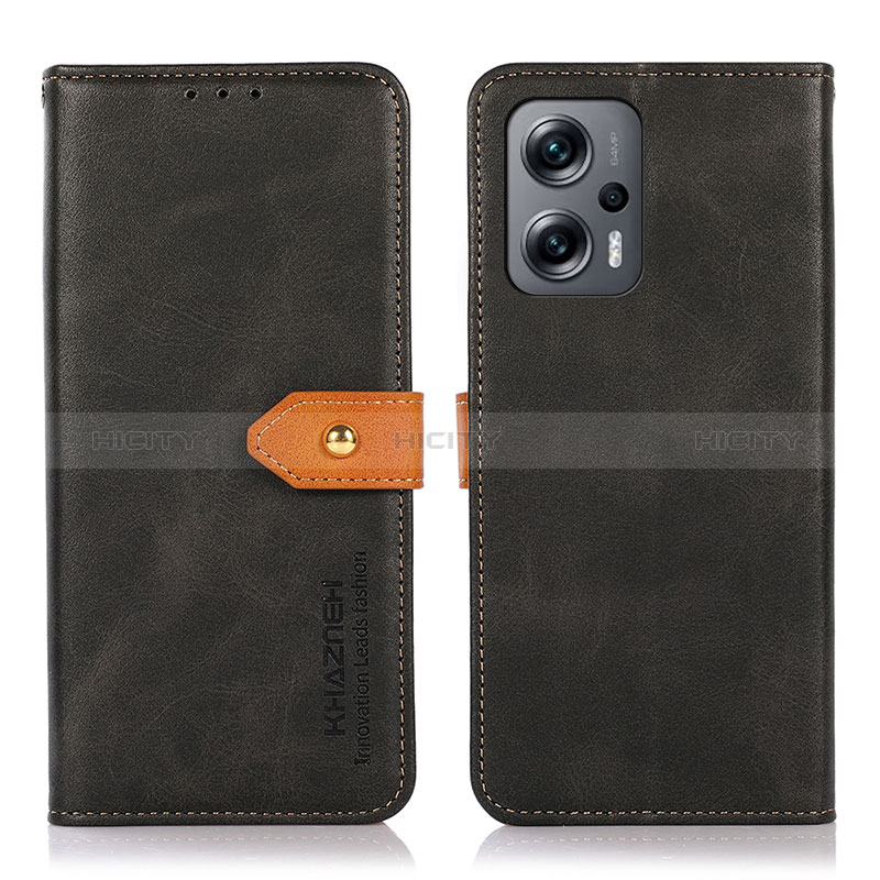 Custodia Portafoglio In Pelle Cover con Supporto N07P per Xiaomi Poco F5 5G