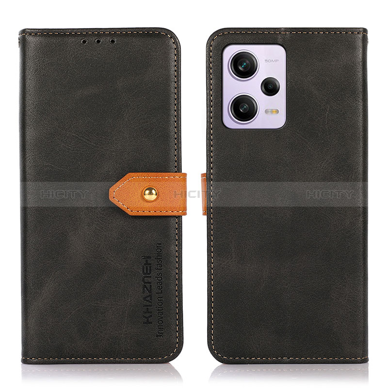 Custodia Portafoglio In Pelle Cover con Supporto N07P per Xiaomi Redmi Note 12 Pro 5G