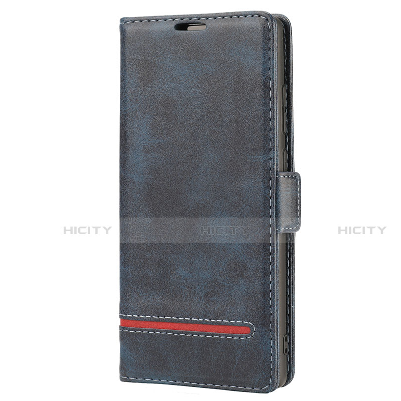 Custodia Portafoglio In Pelle Cover con Supporto N11 per Samsung Galaxy Note 20 5G Blu