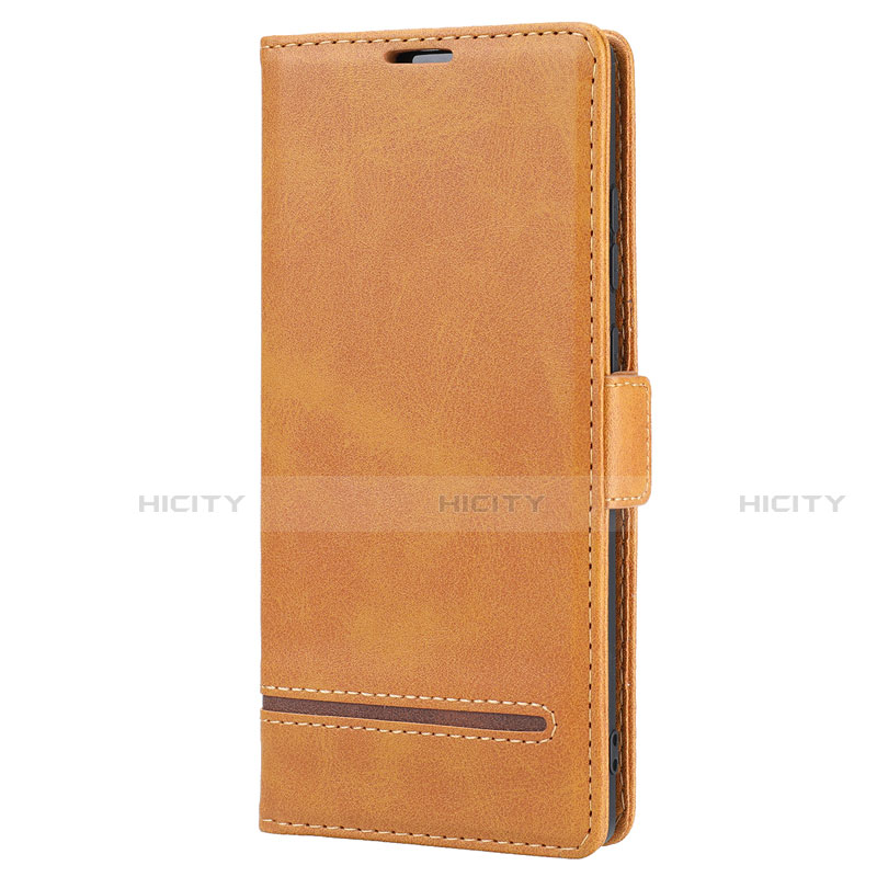 Custodia Portafoglio In Pelle Cover con Supporto N11 per Samsung Galaxy Note 20 5G Marrone Chiaro