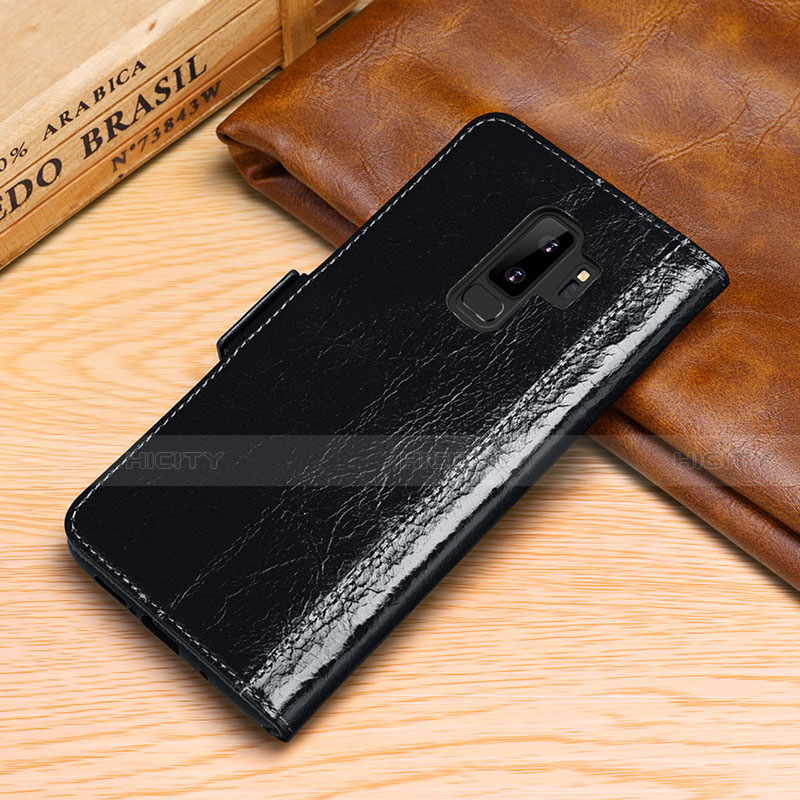 Custodia Portafoglio In Pelle Cover con Supporto P01 per Samsung Galaxy S9 Plus