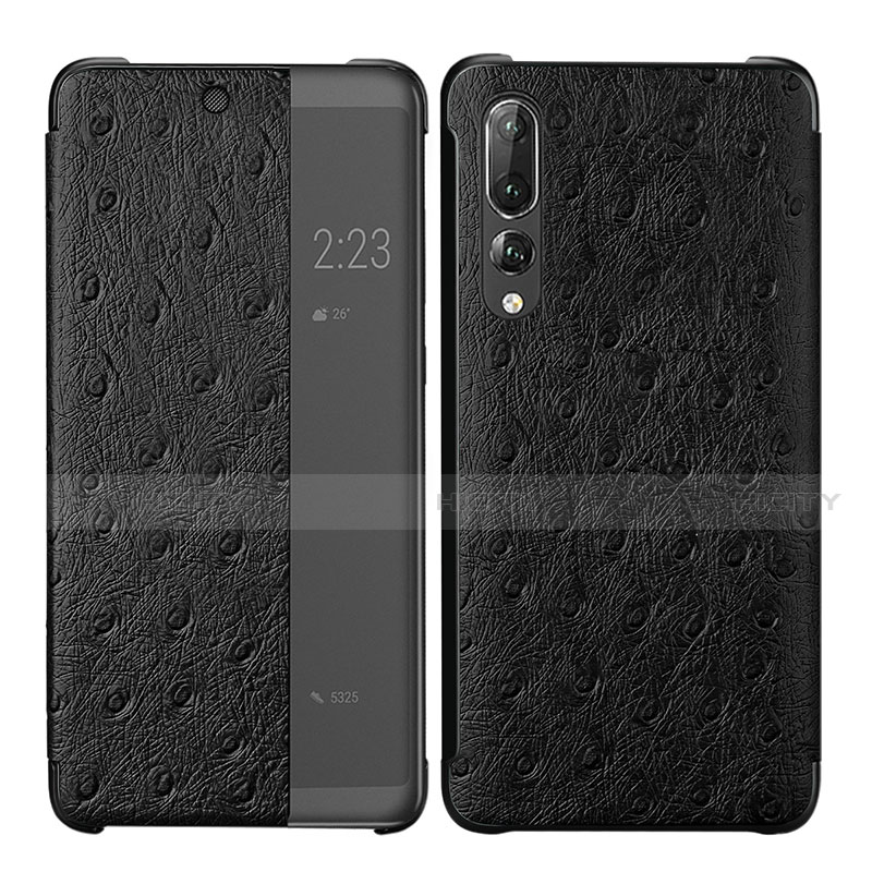 Custodia Portafoglio In Pelle Cover con Supporto P02 per Huawei P20 Pro