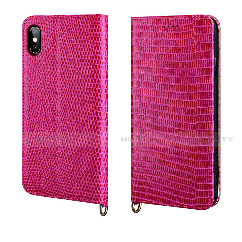 Custodia Portafoglio In Pelle Cover con Supporto P03 per Apple iPhone Xs Max