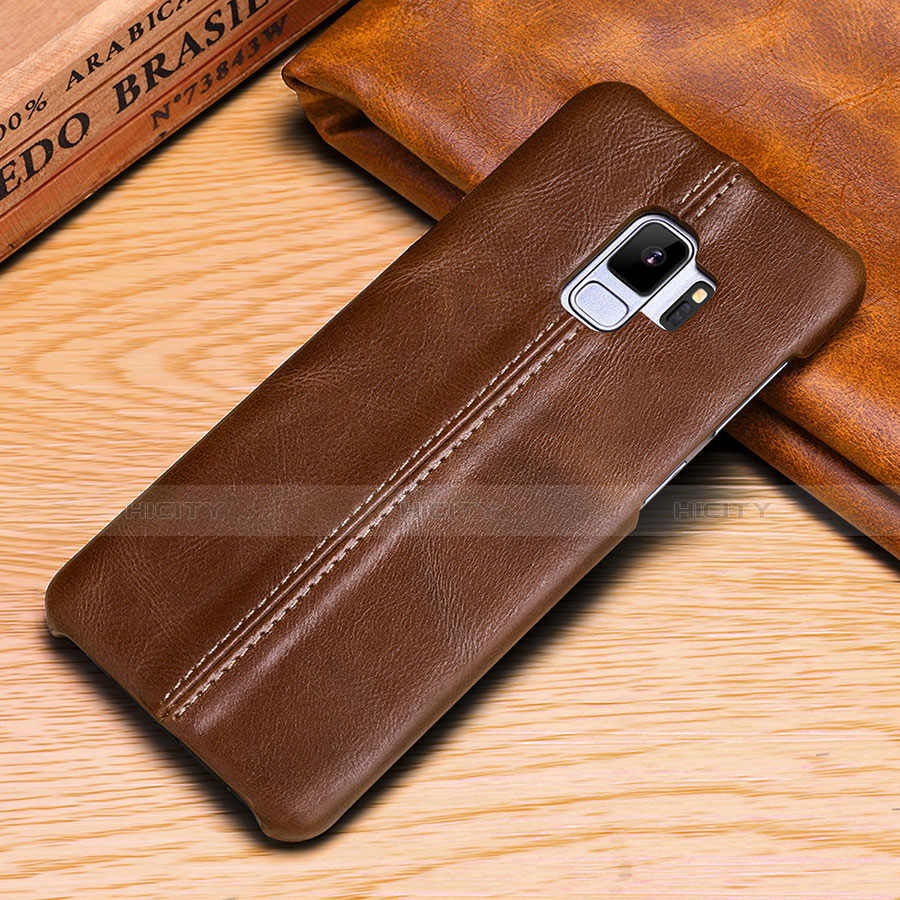 Custodia Portafoglio In Pelle Cover con Supporto P03 per Samsung Galaxy S9