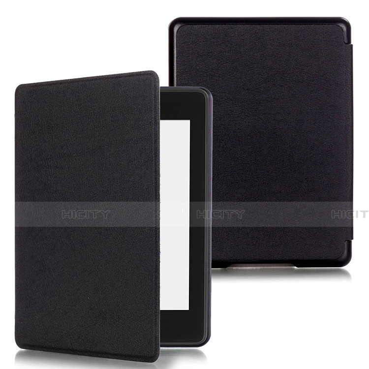 Custodia Portafoglio In Pelle Cover con Supporto per Amazon Kindle Paperwhite 6 inch Nero