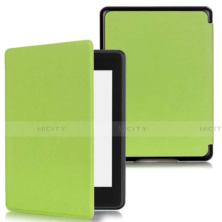 Custodia Portafoglio In Pelle Cover con Supporto per Amazon Kindle Paperwhite 6 inch Verde