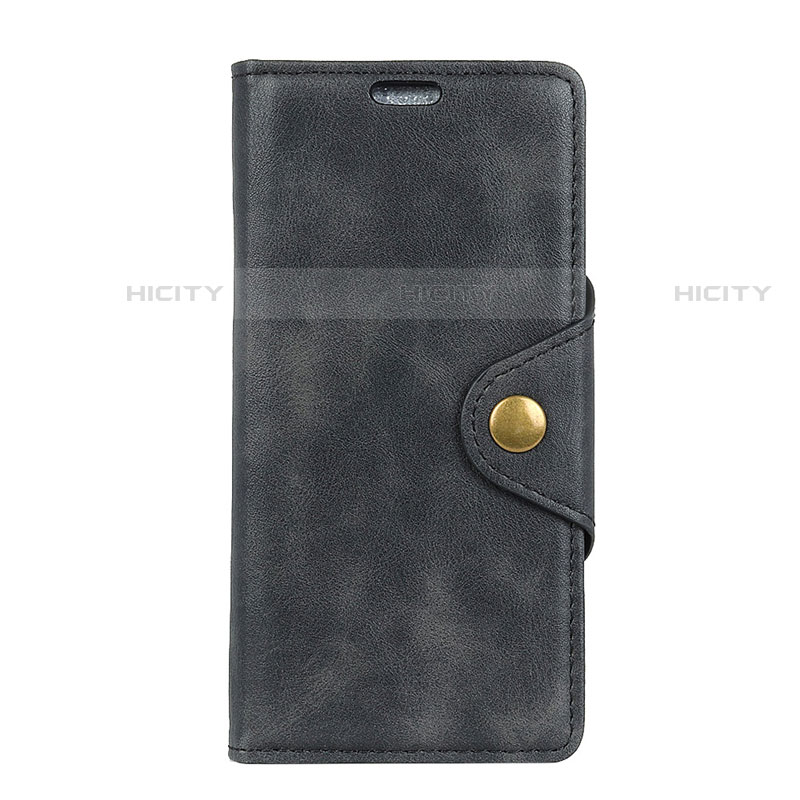 Custodia Portafoglio In Pelle Cover con Supporto per HTC Desire 12 Plus Nero