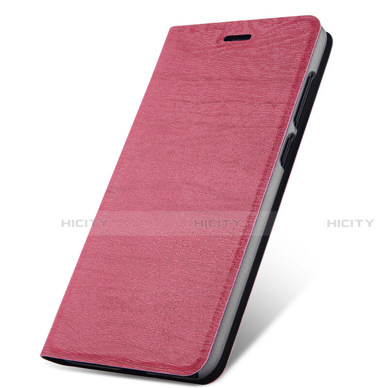 Custodia Portafoglio In Pelle Cover con Supporto per Huawei Honor 9 Lite Rosa