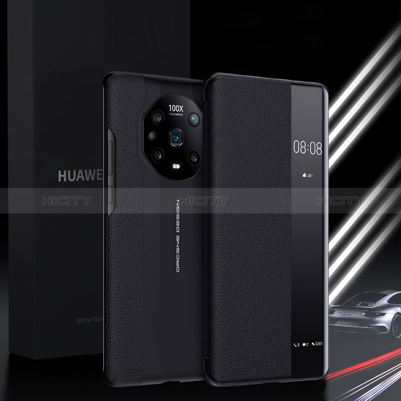 Custodia Portafoglio In Pelle Cover con Supporto per Huawei Honor Magic4 Pro 5G Nero