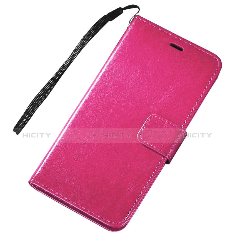 Custodia Portafoglio In Pelle Cover con Supporto per Huawei Nova Lite 3 Rosa Caldo