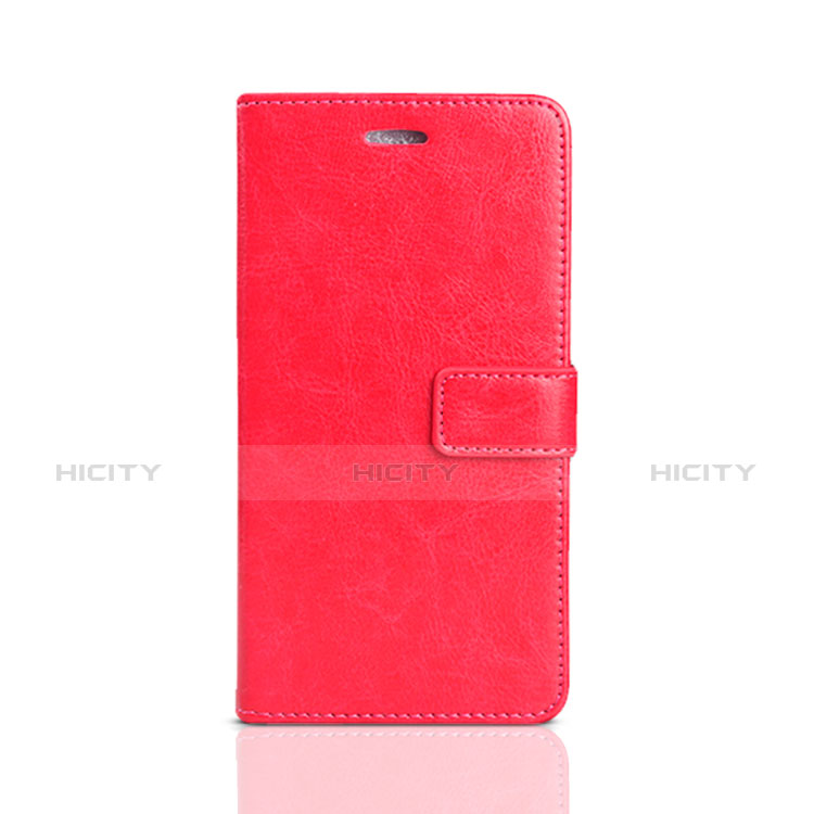 Custodia Portafoglio In Pelle Cover con Supporto per Huawei Y5 (2018) Rosso