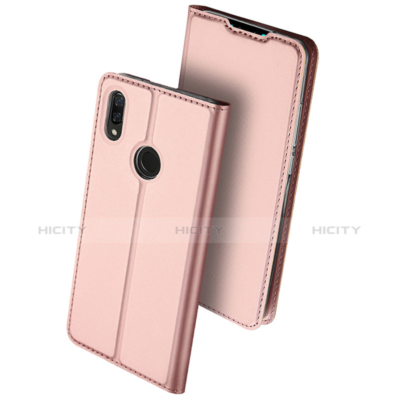 Custodia Portafoglio In Pelle Cover con Supporto per Huawei Y9 (2019) Oro Rosa