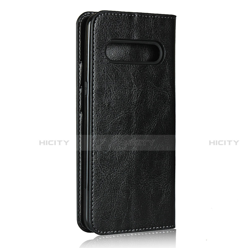 Custodia Portafoglio In Pelle Cover con Supporto per LG V60 ThinQ 5G Nero