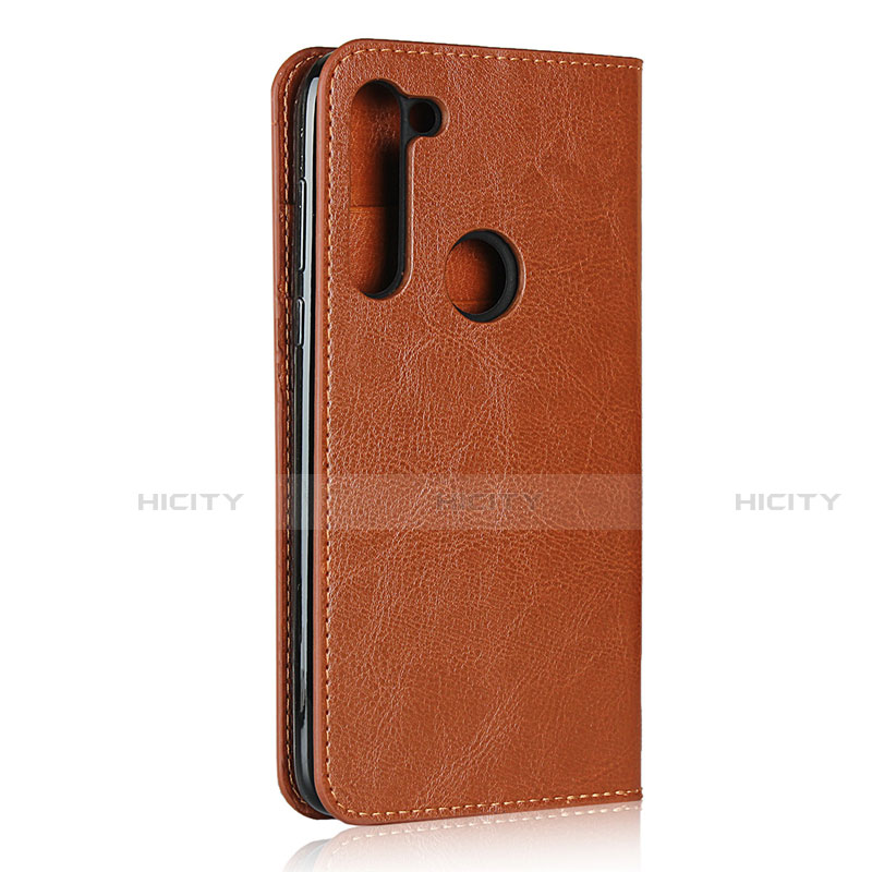 Custodia Portafoglio In Pelle Cover con Supporto per Motorola Moto G8 Power Arancione