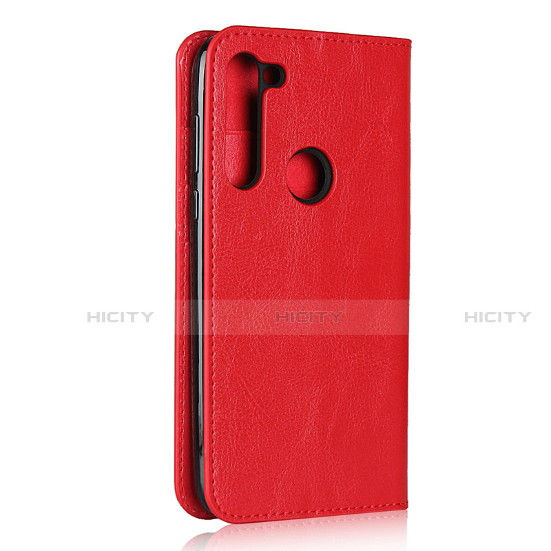 Custodia Portafoglio In Pelle Cover con Supporto per Motorola Moto G8 Power Rosso