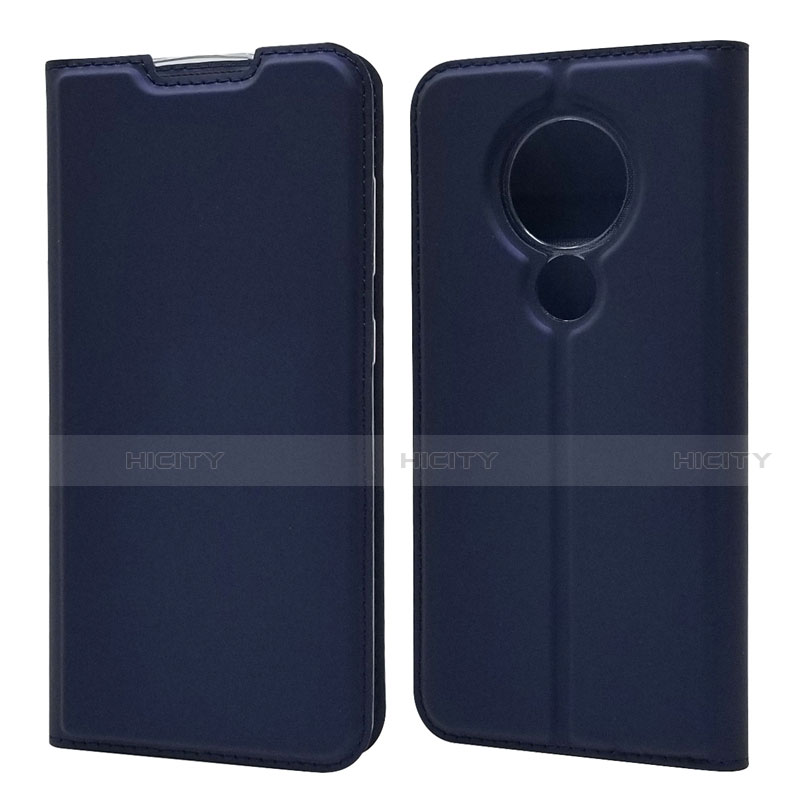 Custodia Portafoglio In Pelle Cover con Supporto per Nokia 7.2 Blu