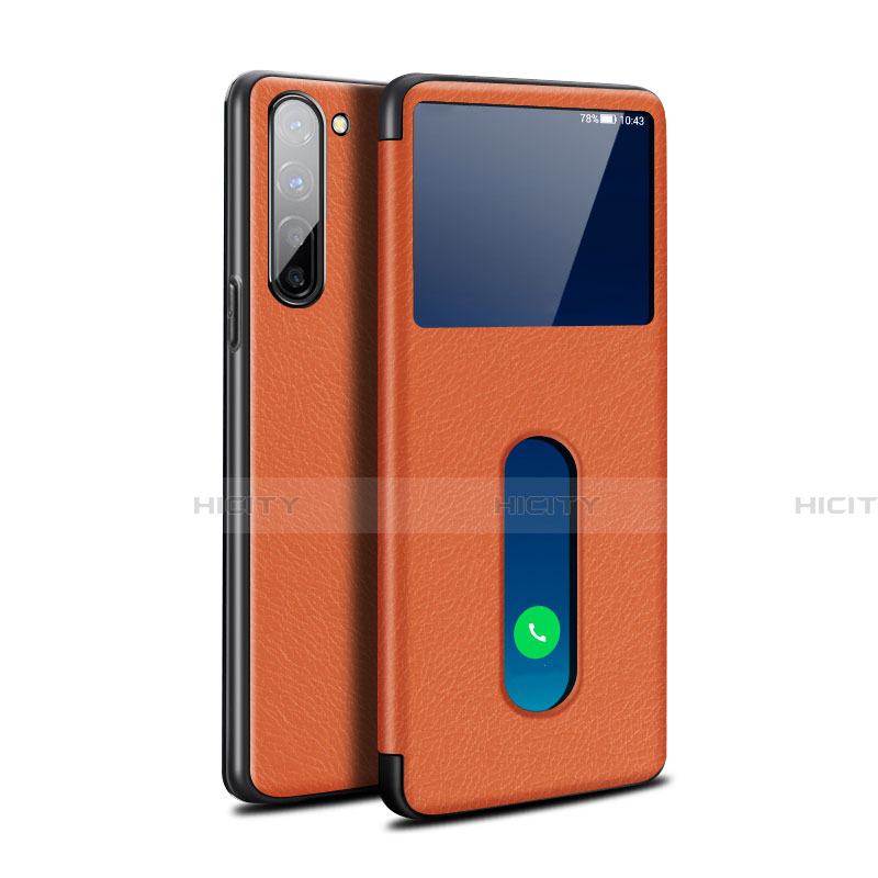 Custodia Portafoglio In Pelle Cover con Supporto per Oppo Reno3