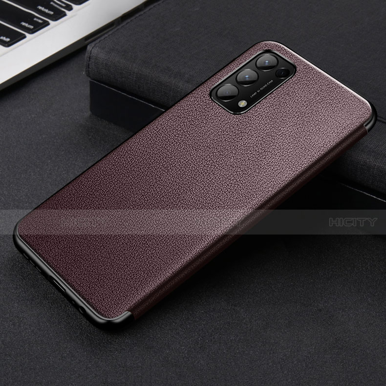 Custodia Portafoglio In Pelle Cover con Supporto per Oppo Reno5 Pro 5G