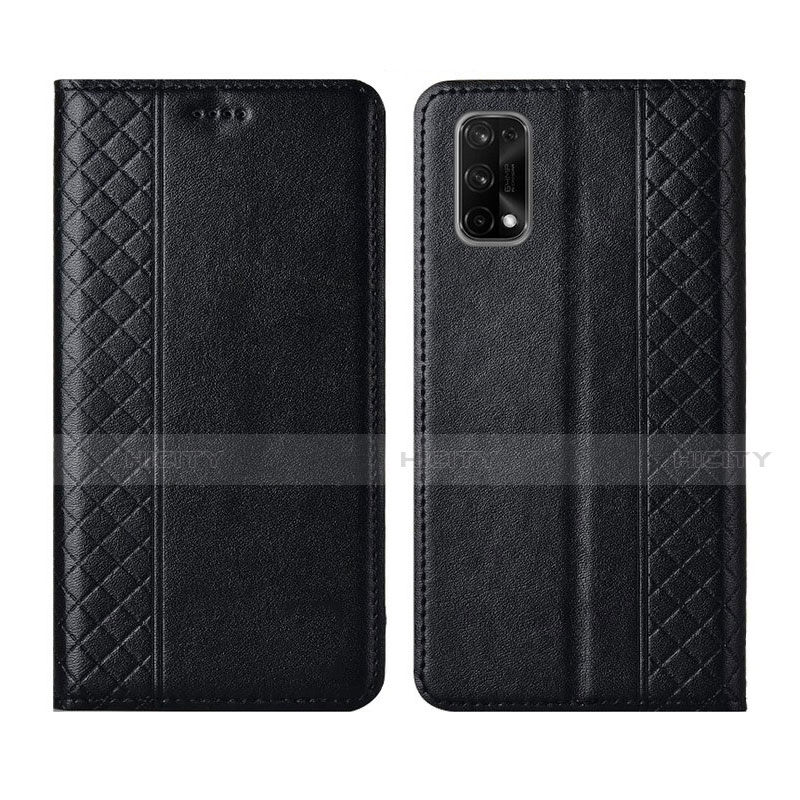 Custodia Portafoglio In Pelle Cover con Supporto per Realme X7 Pro 5G Nero