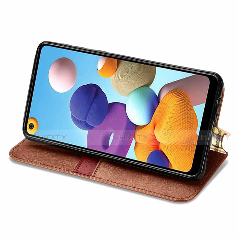 Custodia Portafoglio In Pelle Cover con Supporto per Samsung Galaxy A21