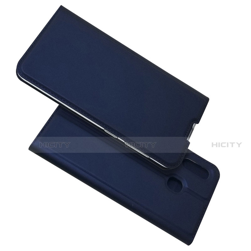 Custodia Portafoglio In Pelle Cover con Supporto per Samsung Galaxy A30 Blu