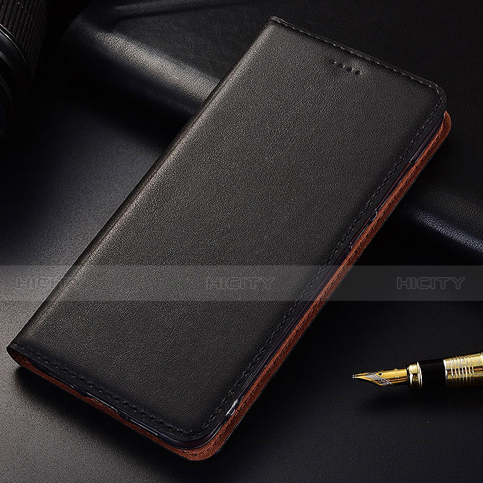 Custodia Portafoglio In Pelle Cover con Supporto per Samsung Galaxy A6s Nero