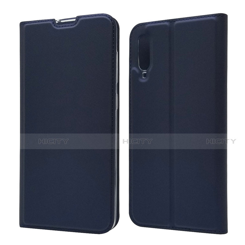 Custodia Portafoglio In Pelle Cover con Supporto per Samsung Galaxy A70 Blu