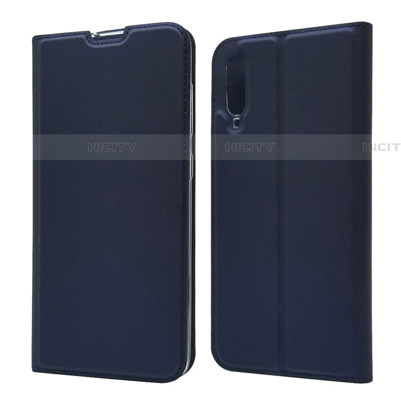 Custodia Portafoglio In Pelle Cover con Supporto per Samsung Galaxy A70S Blu